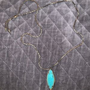 Kendra Scott adjustable turquoise necklace